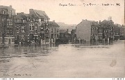 Ougrée.Sclessin. Quai Vercour. inondation 1910