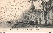 Dinant. Bords de la Meuse. L'Hôtel de Ville et Eglise N. Dame