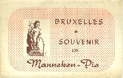 Bruxelles souvenir de Manneken-Pis Six cartes Johnson's comic cards Serie 1