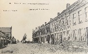 Loo. Route de Dixmude avant le bombardement Guerre 1914-15