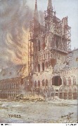 Ypres. Incendie du Beffroi (22 novembre 1914) Fire of the Belfrey