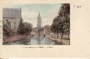 Bruges, Pont du Béguinage et N.D. - Nels - Colorized